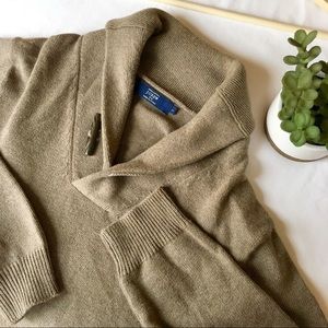 {J. Crew} Mens Shawl Collar Sweater Size Large